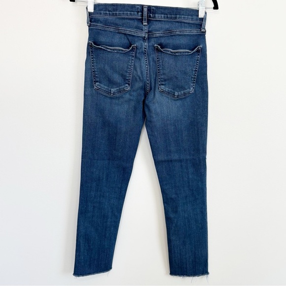 AGOLDE Jeans Sophie High Rise Cropped Raw Hem Skinny Size 26 - Picture 2 of 12